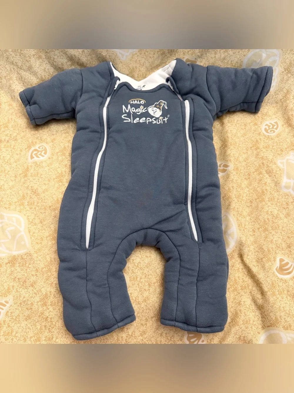 Halo Baby Merlin’s Magic Sleepsuit Navy Size Small 3-6M
